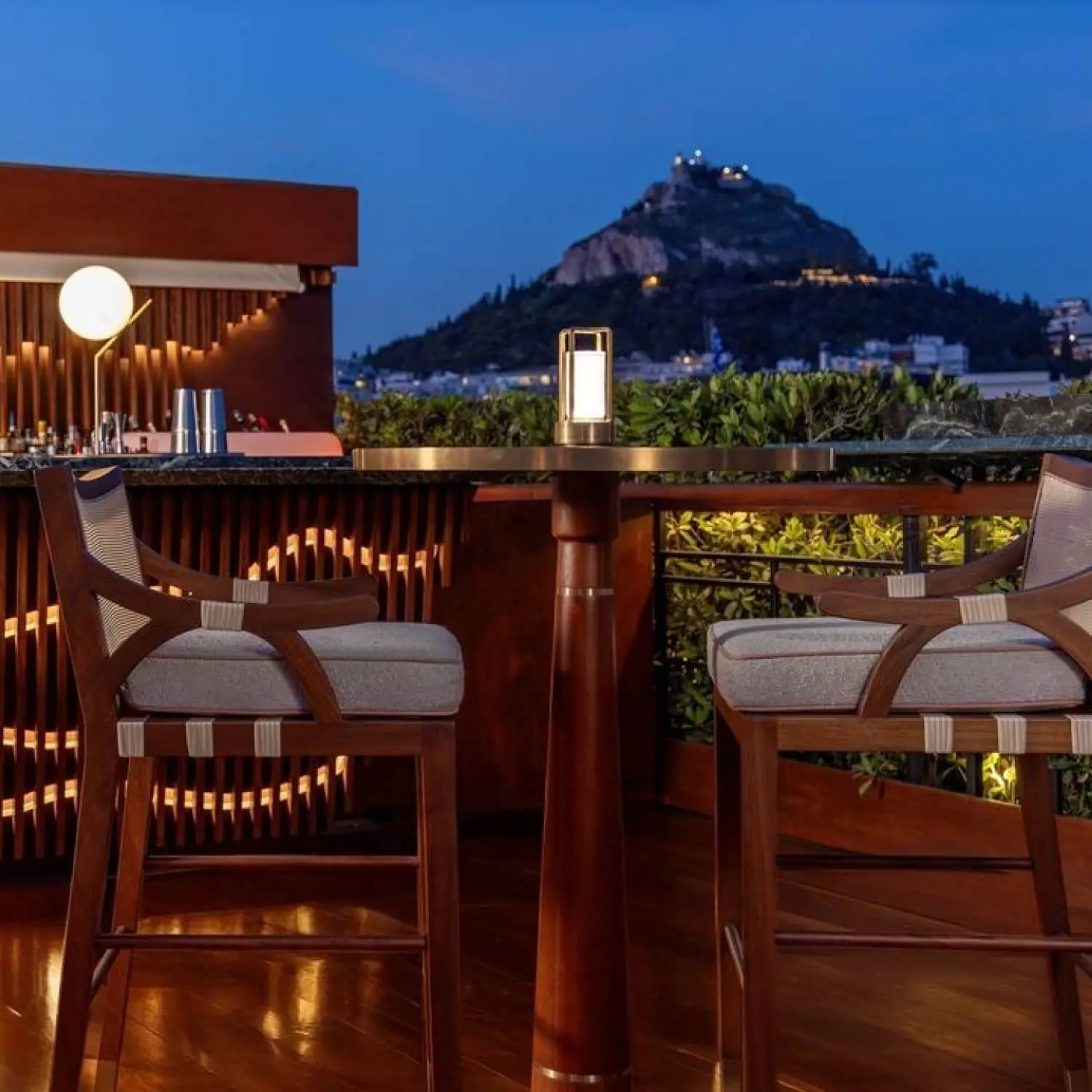 Aira lamp in a styled interior setting